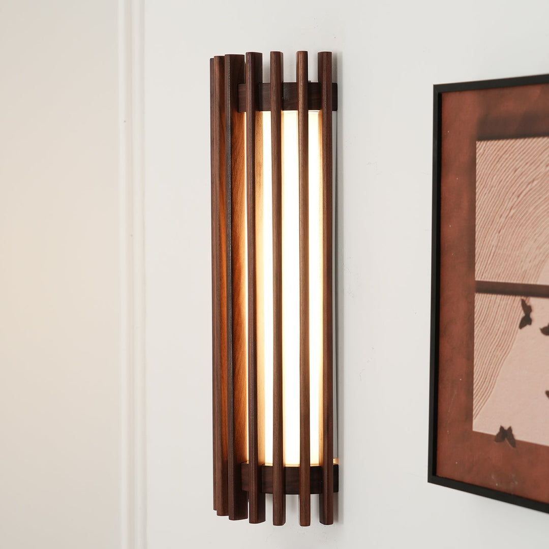 Neyra Walnut Wall Lamp