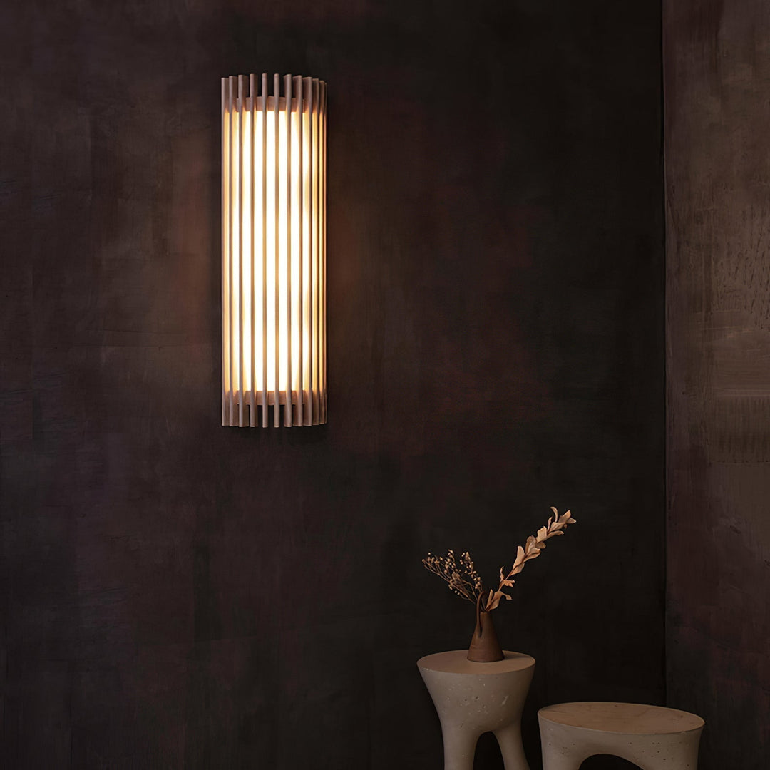 Neyra Walnut Wall Lamp