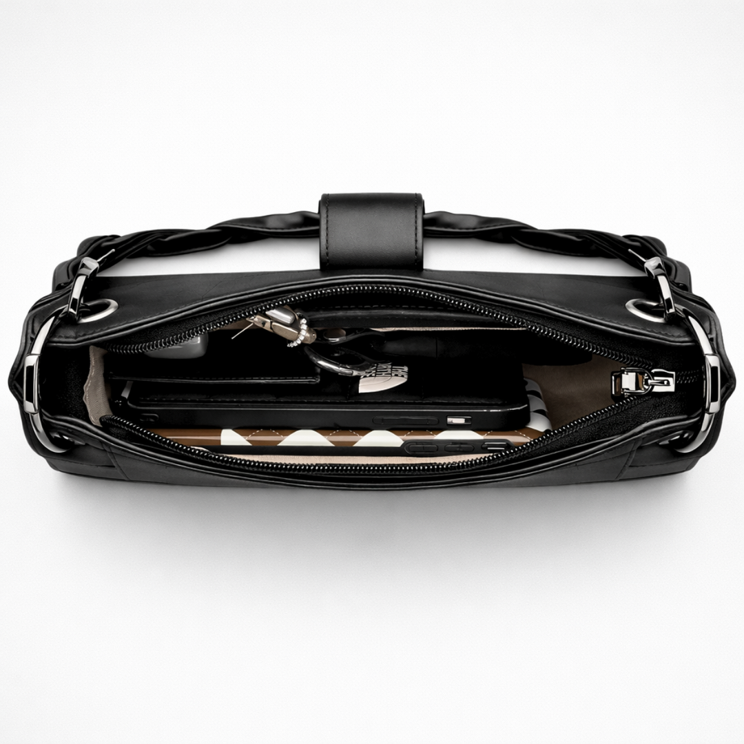 Remi – Croc Embossed Vegan Cowhide Shoulder Bag