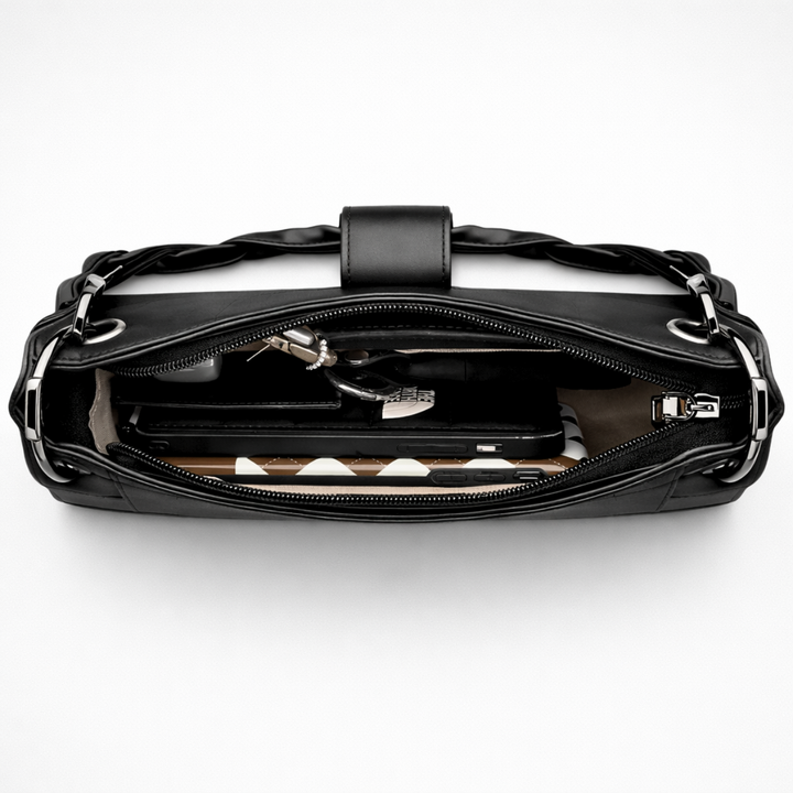 Remi – Croc Embossed Vegan Cowhide Shoulder Bag