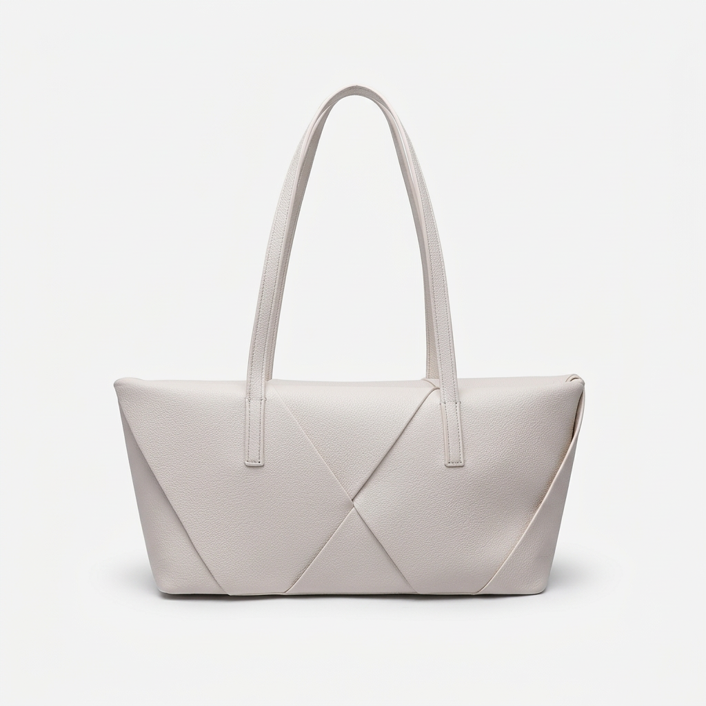 Riva – Structured Vegan Leather Shoulder Bag, Work Bag