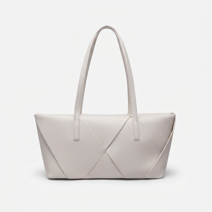 Riva – Structured Vegan Leather Shoulder Bag, Work Bag
