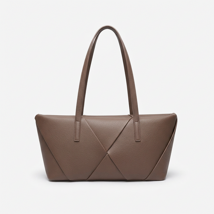 Riva – Structured Vegan Leather Shoulder Bag, Work Bag