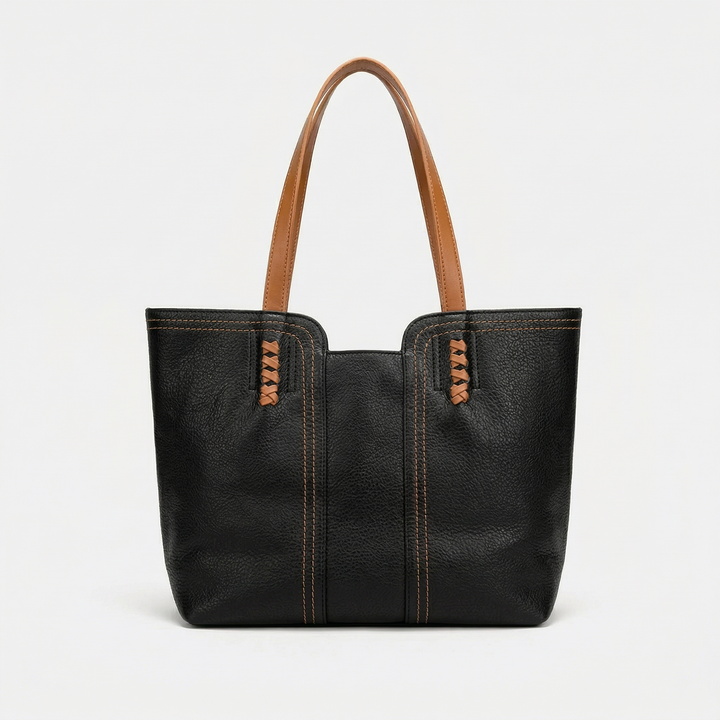 Rova – Large Vegan Leather Tote Bag, Work Shoulder Bag