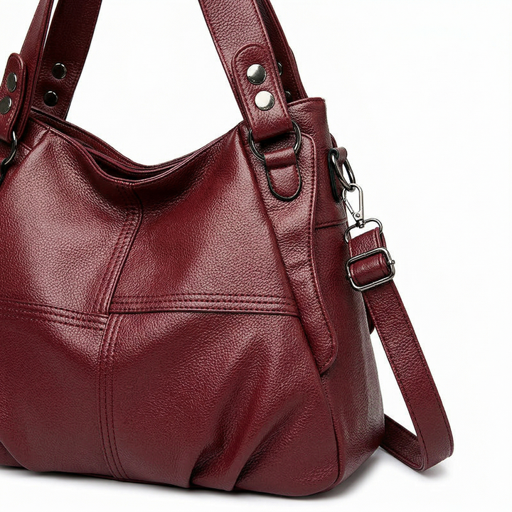 Rowan – Large Vegan Cowhide Hobo Shoulder Bag