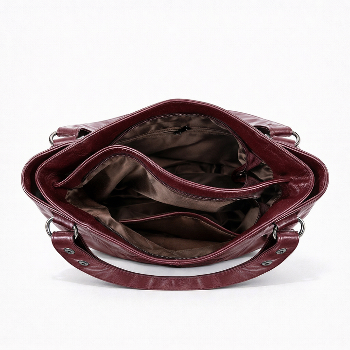 Rowan – Large Vegan Cowhide Hobo Shoulder Bag