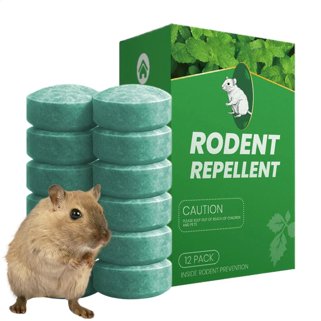 Peppermint Oil Rodent Deterrent Balls - 12 Pack Natural Home & Pet Safe