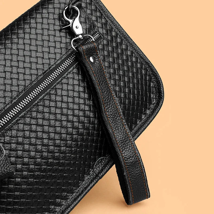 Premium Leather Crossbody Sling Bag for Men – Compact Everyday Shoulder Bag