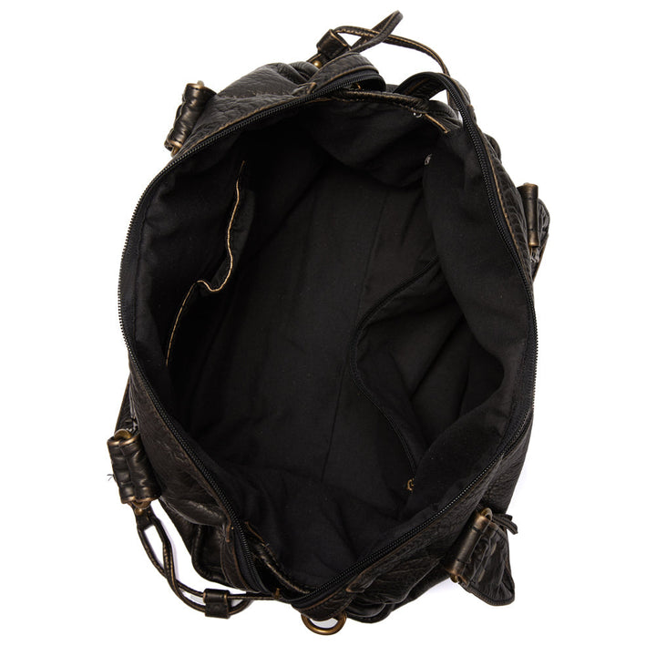 Elegance Black | Luxurious handbag in genuine leather