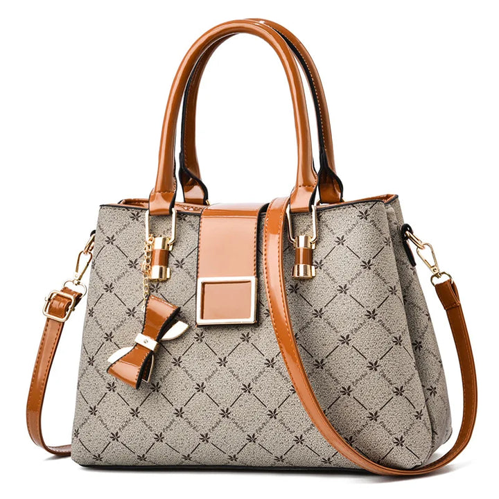 Reina – Printed Top Handle Handbag for Women