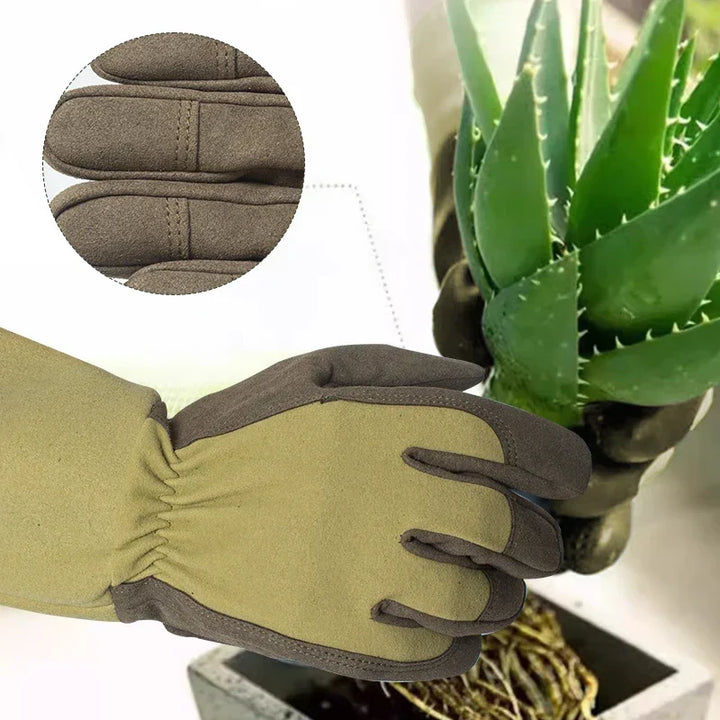 Garden Gloves FLORAHAND | Thorn Resistant & Breathable | Long Rose Gloves for Women | 1 Pair