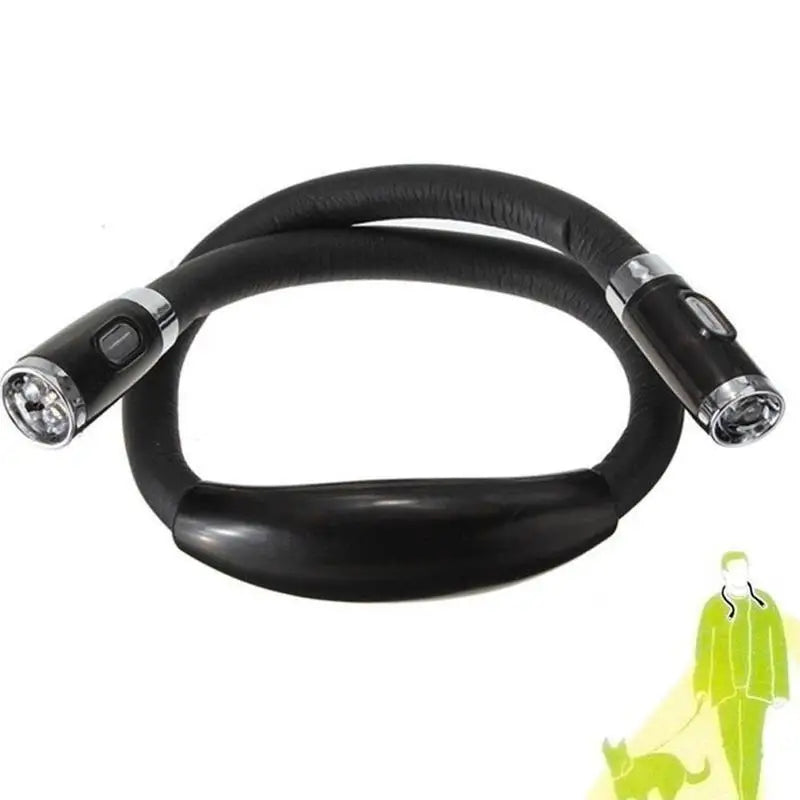 Flexible hands-free knitting and crochet lamp – LED neck lamp for crafting and reading