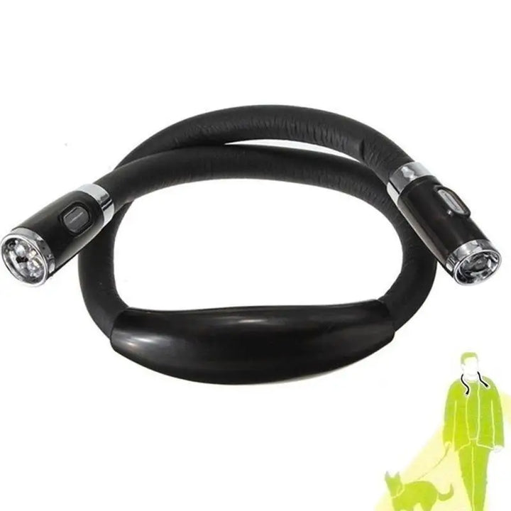 Flexible hands-free knitting and crochet lamp – LED neck lamp for crafting and reading