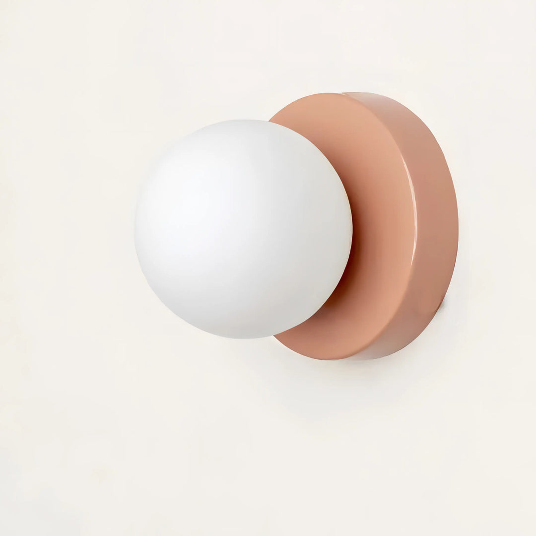 Minimalist Scandinavian Wall Lamp with Glass Cover