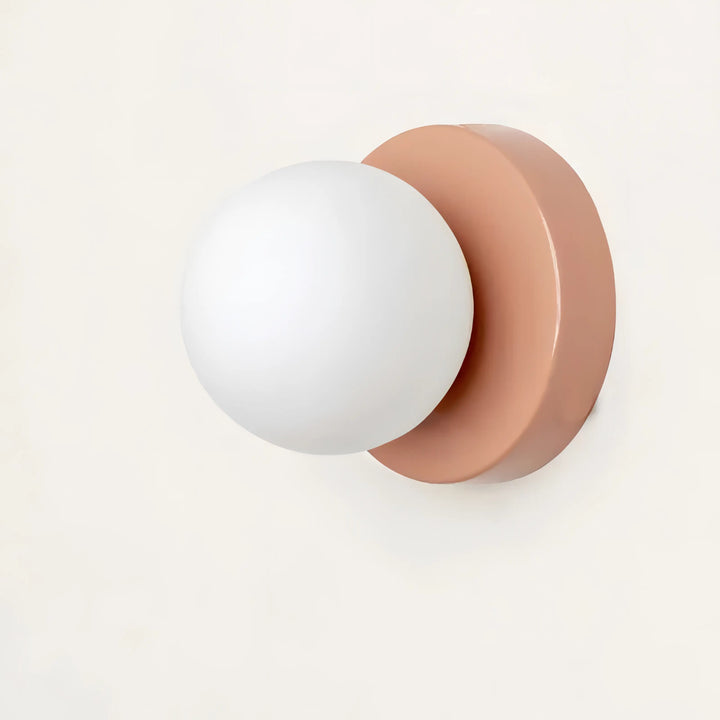 Minimalist Scandinavian Wall Lamp with Glass Cover