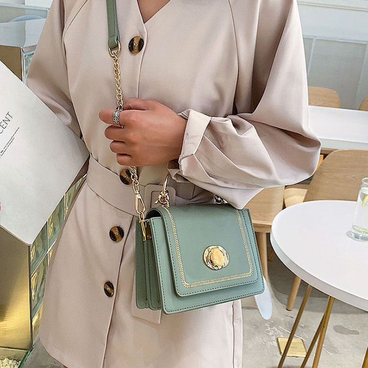 Lena – Mini Vegan Leather Top Handle Crossbody Bag