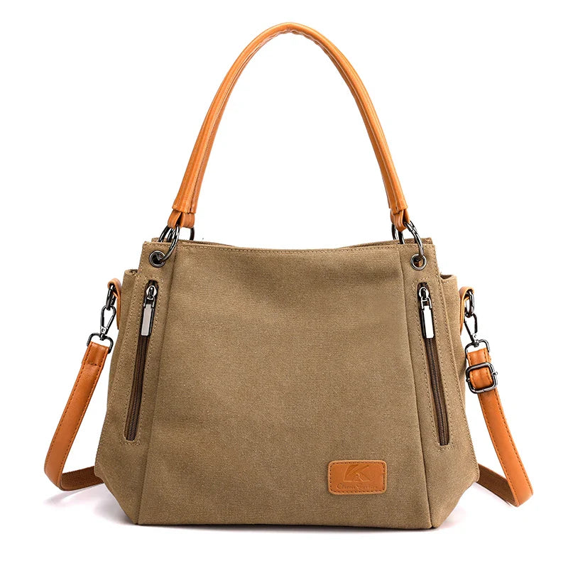 Calla – Canvas Hobo Shoulder Bag, Crossbody Bag