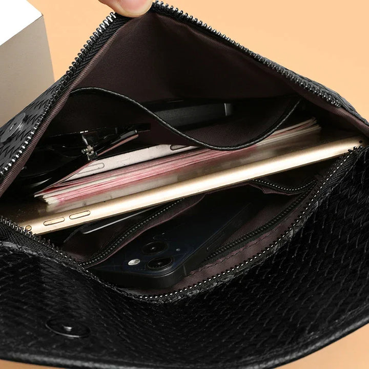 Premium Leather Crossbody Sling Bag for Men – Compact Everyday Shoulder Bag