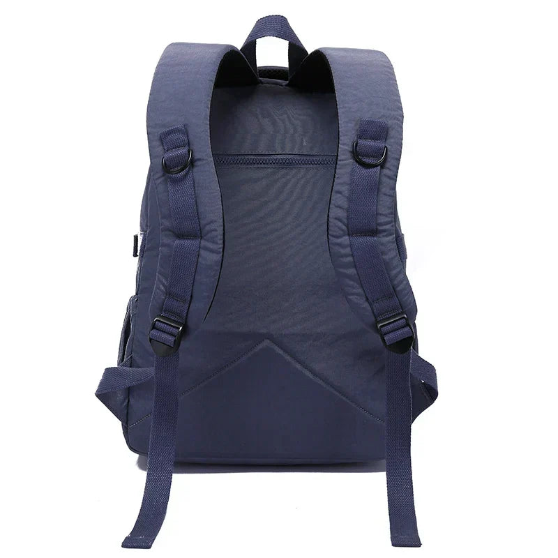 Urban Commuter Nylon Backpack - Durable Water-Resistant Travel Bag for Women