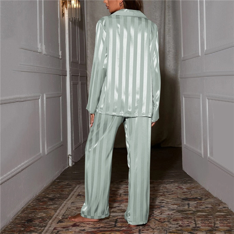 Premium Silk Pajama Set for Women – Luxurious Comfort & Elegant Style