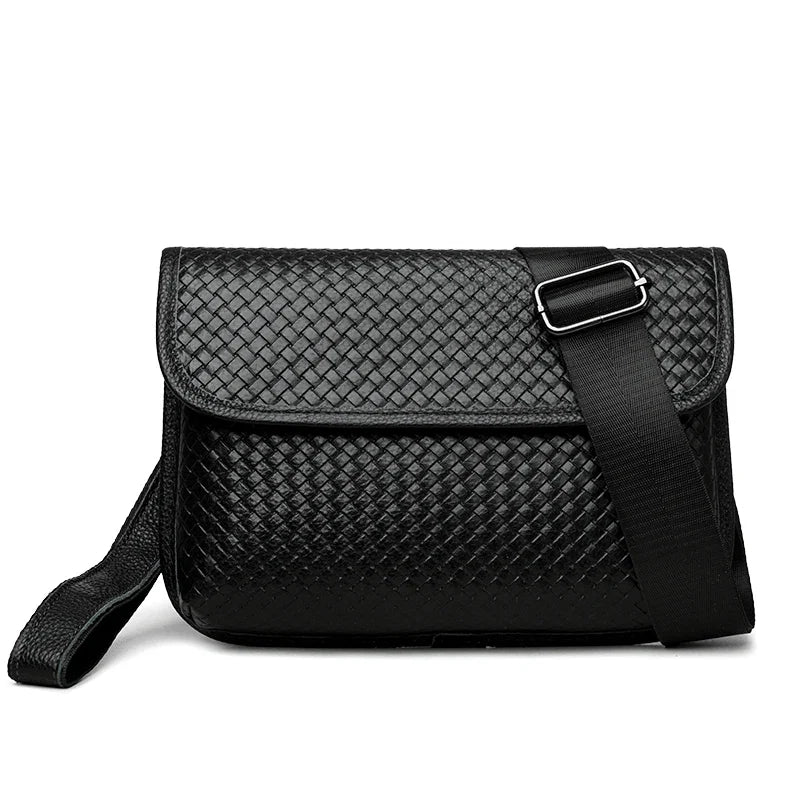 Premium Leather Crossbody Sling Bag for Men – Compact Everyday Shoulder Bag