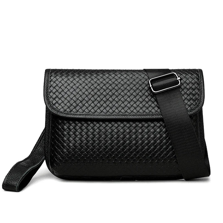 Premium Leather Crossbody Sling Bag for Men – Compact Everyday Shoulder Bag