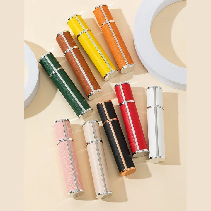 Compact Glass Perfume Atomizer Spray Bottle - 10ml Refillable Travel Size