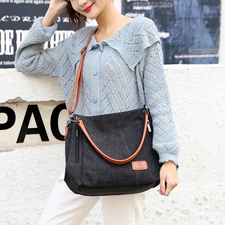 Calla – Canvas Hobo Shoulder Bag, Crossbody Bag