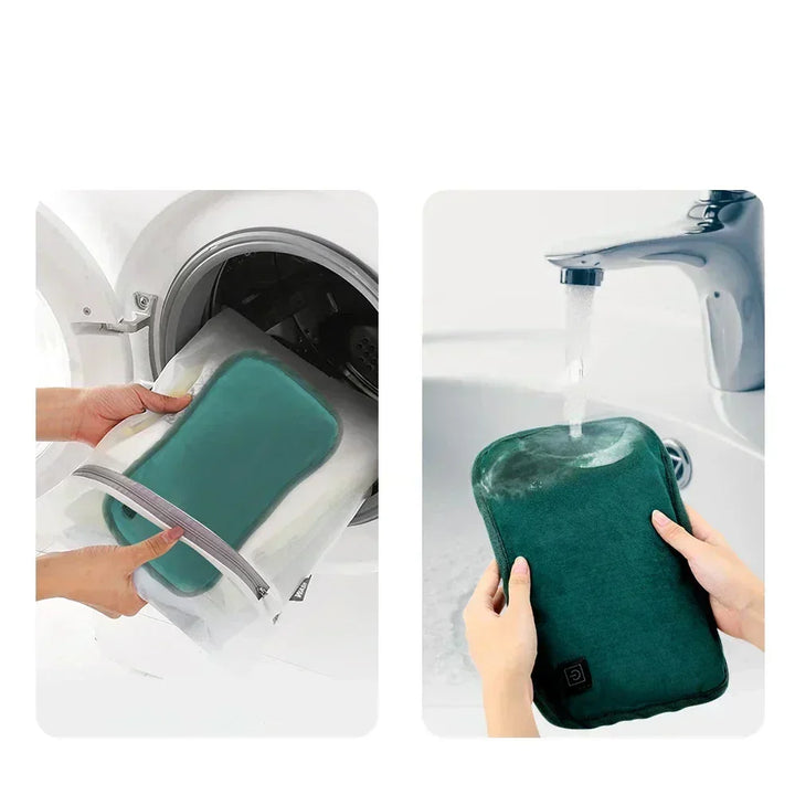 Graphite USB Heating Pad with 3 Temperature Settings - Portable Ergonomic Warmer for Hand and Belly