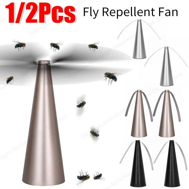 Portable Insect Deterrent Fan with Soft-Touch Blades