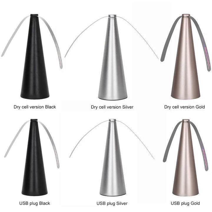 Portable Insect Deterrent Fan with Soft-Touch Blades