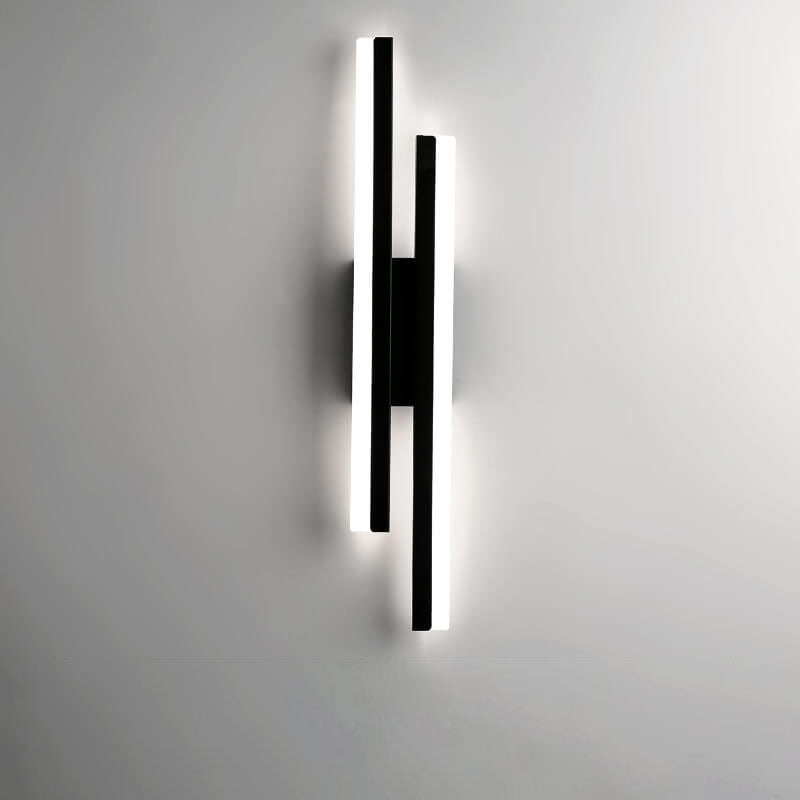 Modern Minimalist Lines Iron Acrylic LED Wall Lamp