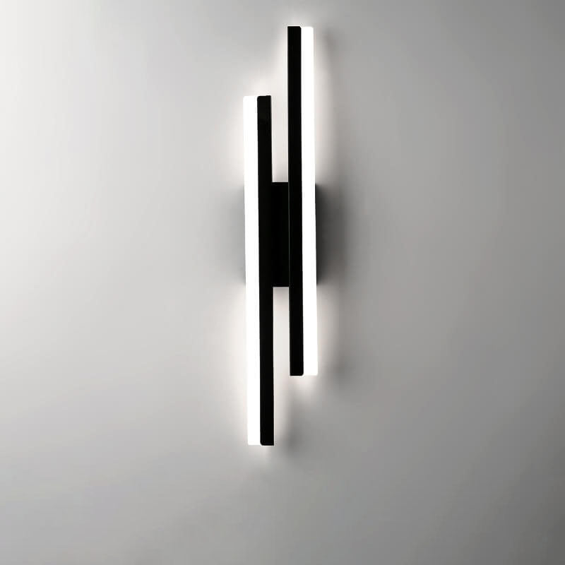 Modern Minimalist Lines Iron Acrylic LED Wall Lamp