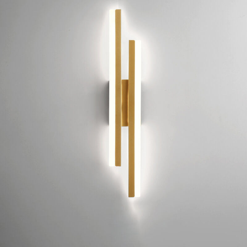 Modern Minimalist Lines Iron Acrylic LED Wall Lamp
