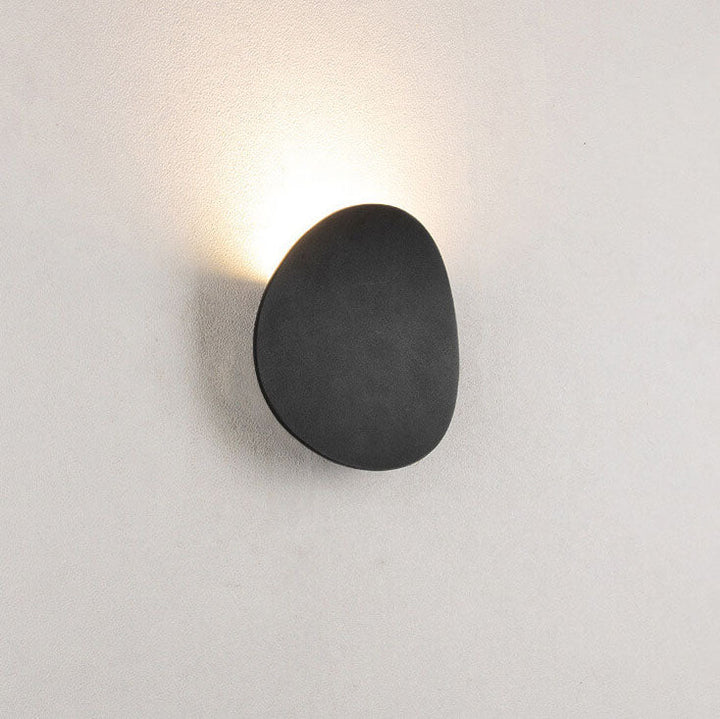 Minimalist Round 1-Light Source LED Indoor Outdoor Wall Lamp