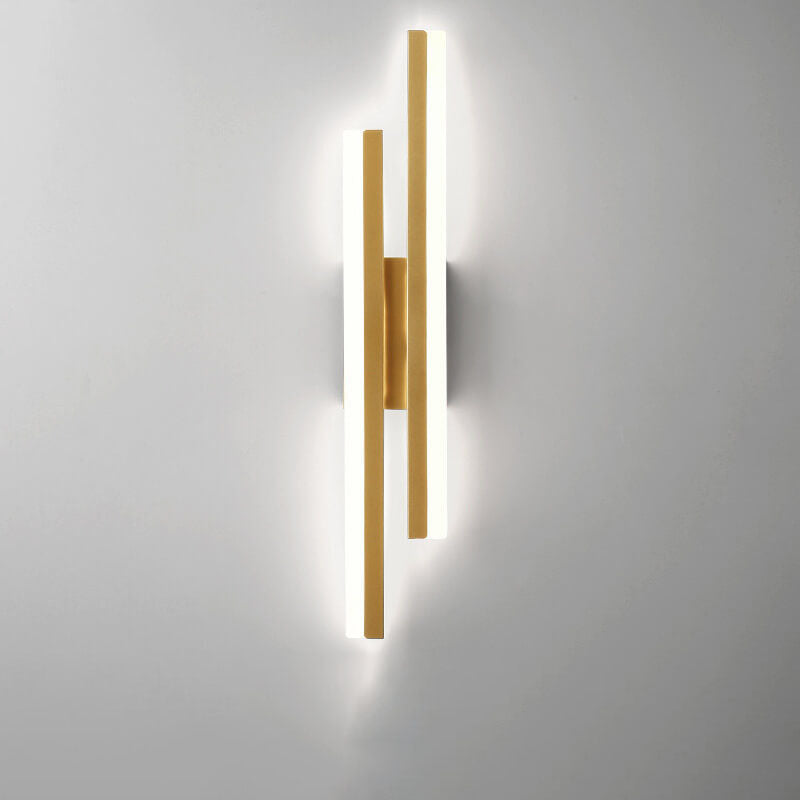 Modern Minimalist Lines Iron Acrylic LED Wall Lamp