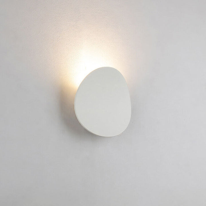 Minimalist Round 1-Light Source LED Indoor Outdoor Wall Lamp