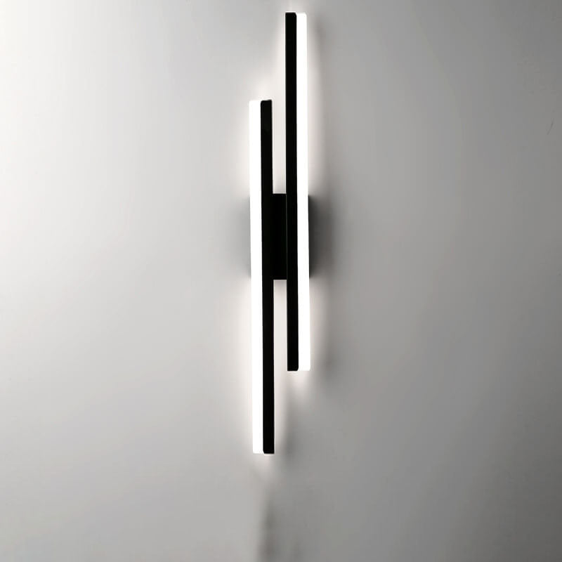 Modern Minimalist Lines Iron Acrylic LED Wall Lamp