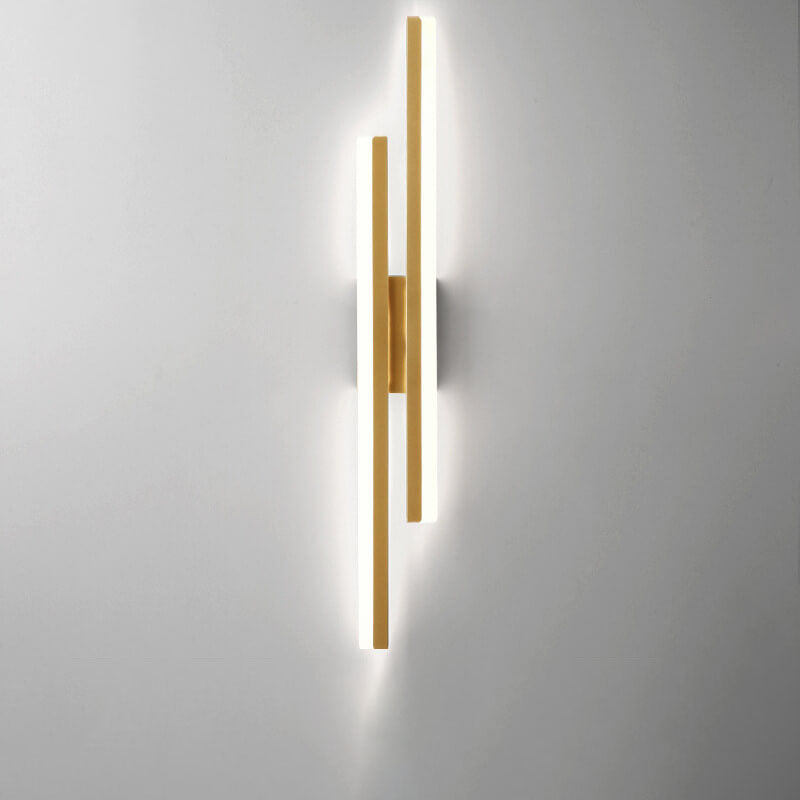 Modern Minimalist Lines Iron Acrylic LED Wall Lamp