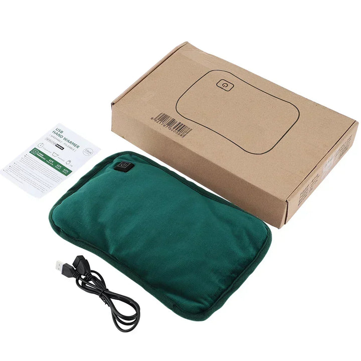Graphite USB Heating Pad with 3 Temperature Settings - Portable Ergonomic Warmer for Hand and Belly