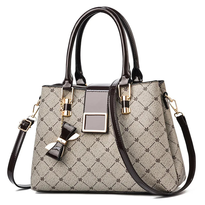 Reina – Printed Top Handle Handbag for Women