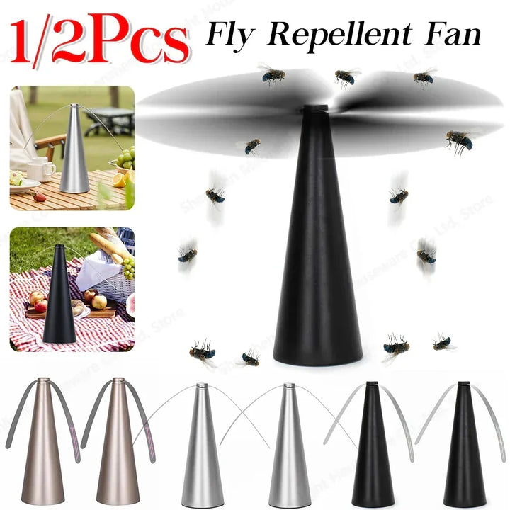 Portable Insect Deterrent Fan with Soft-Touch Blades
