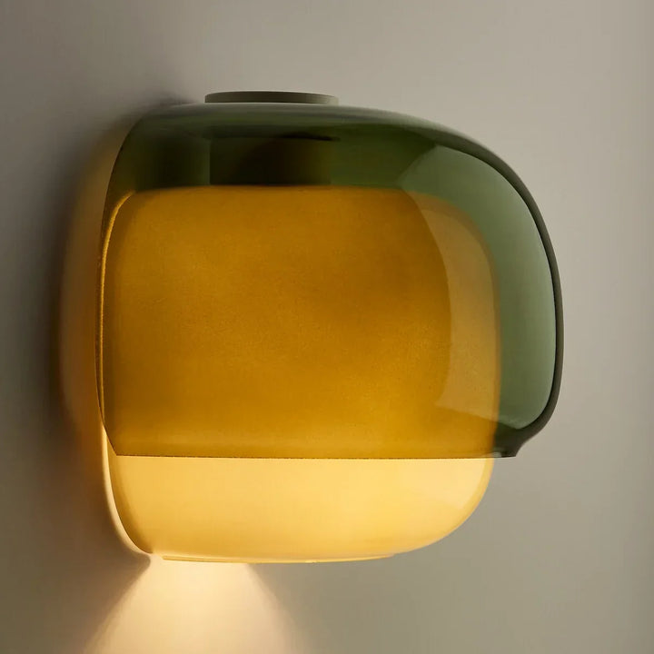 Sanae Modern Colorful Glass Shade Wall Sconce