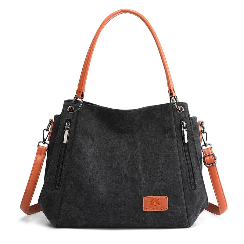 Calla – Canvas Hobo Shoulder Bag, Crossbody Bag