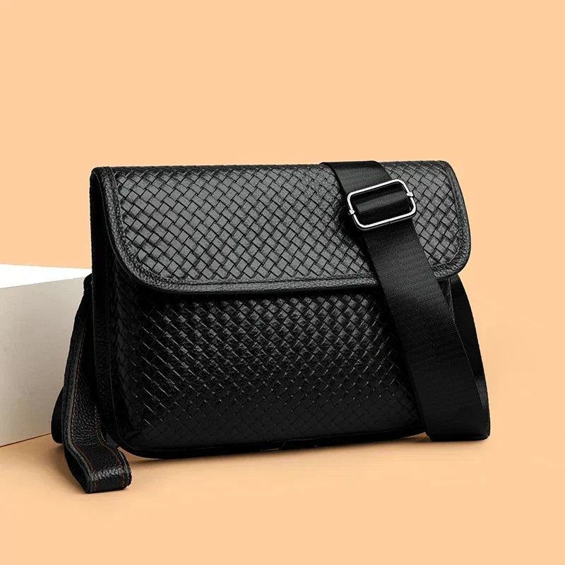 Premium Leather Crossbody Sling Bag for Men – Compact Everyday Shoulder Bag