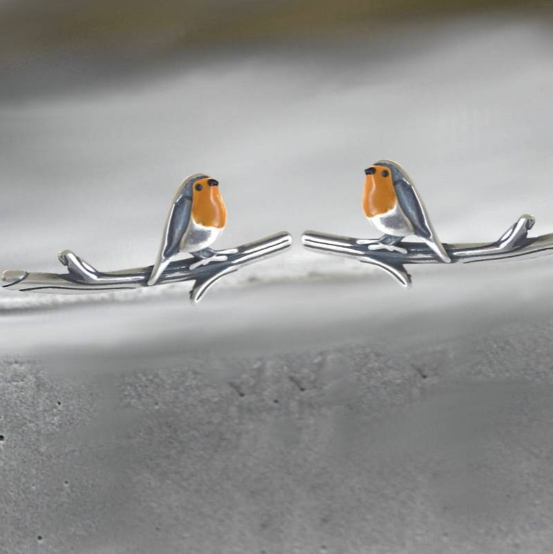 GoldenWing Signature Bird-Shaped Earrings | Elegant Earrings for Luck and Calm