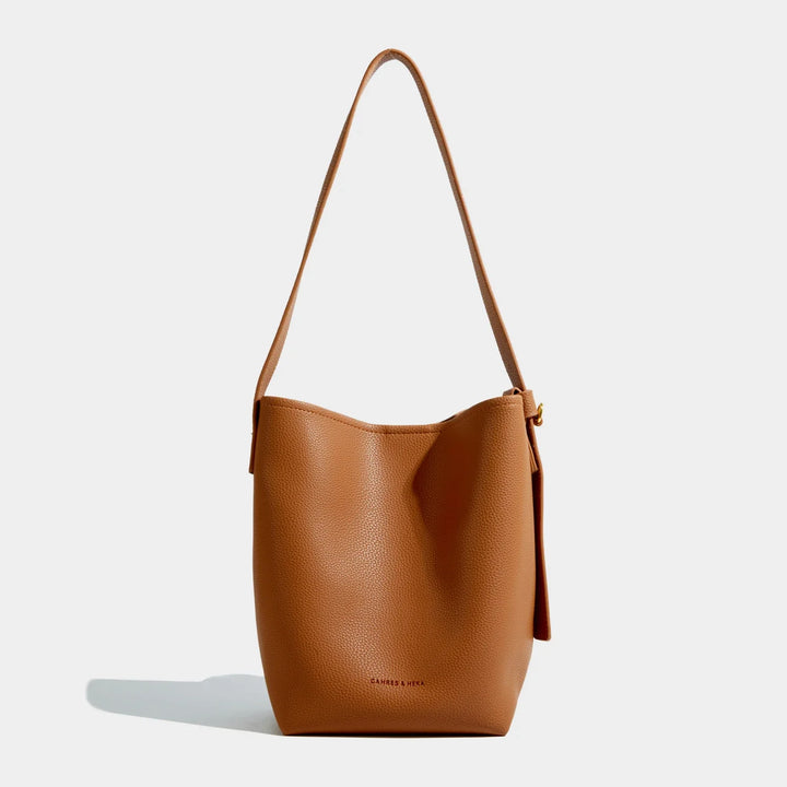 Calla – Vegan Leather Bucket Bag, Crossbody Shoulder Bag