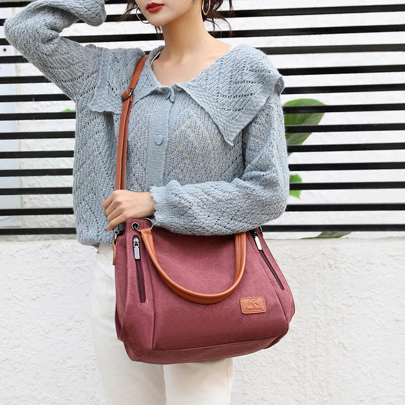 Calla – Canvas Hobo Shoulder Bag, Crossbody Bag
