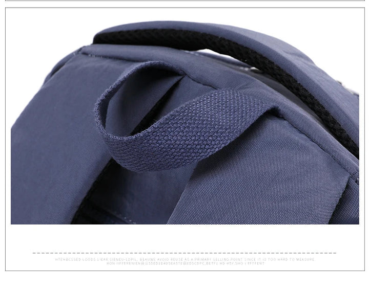 Urban Commuter Nylon Backpack - Durable Water-Resistant Travel Bag for Women