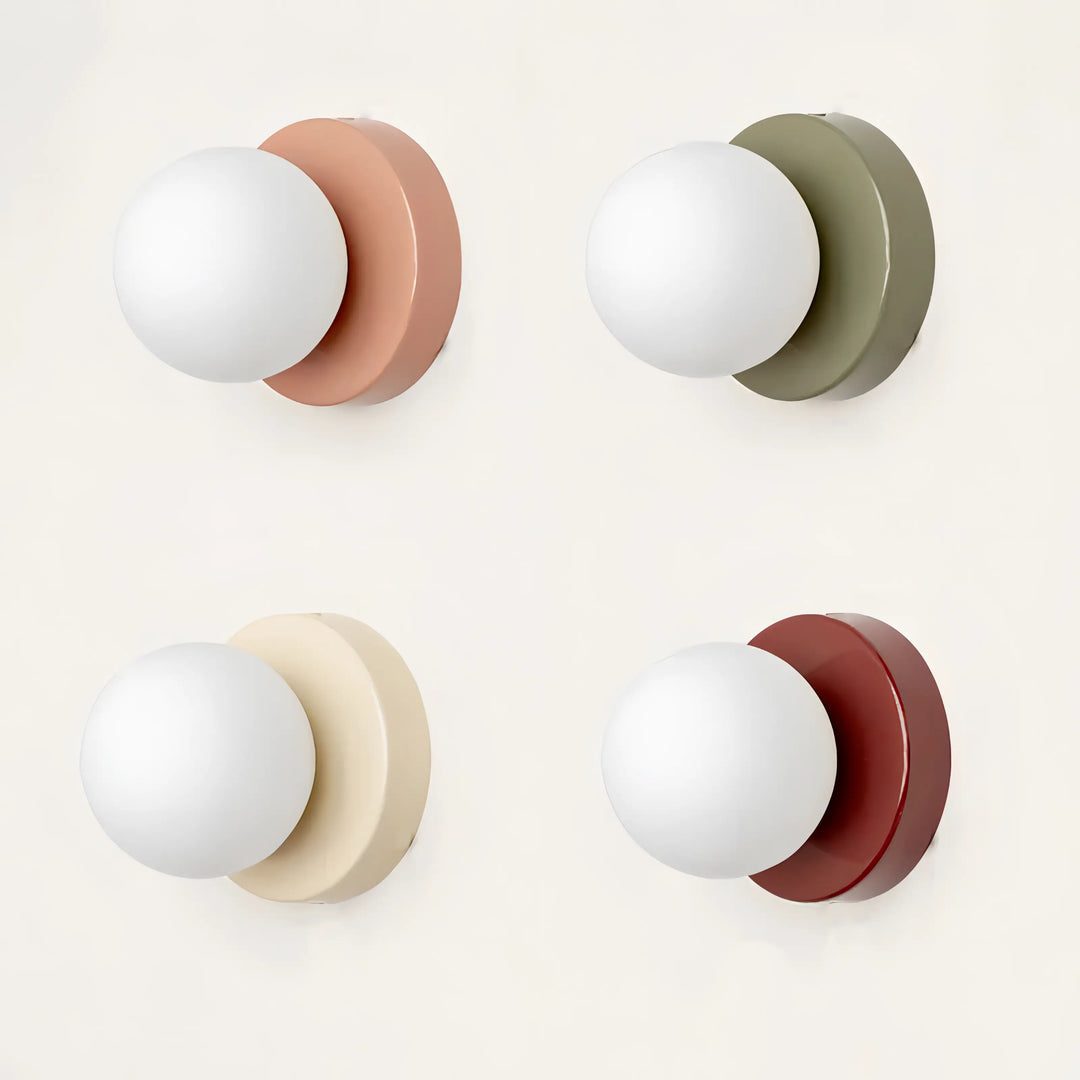 Minimalist Scandinavian Wall Lamp with Glass Cover